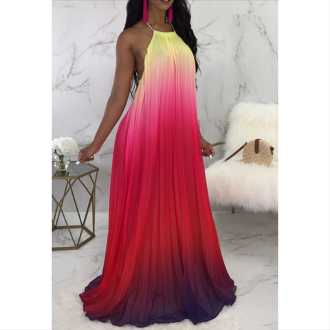 Sunset Ombré Maxi Dress – CandyGirlCulture